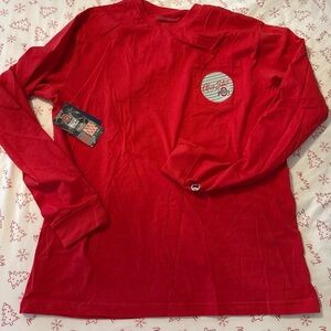 Champion Vibrant Red Long Sleeve Tee